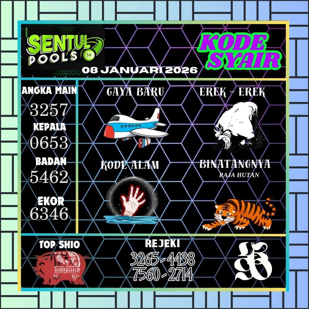 Kode Syair Sentul Pools Januari 2026