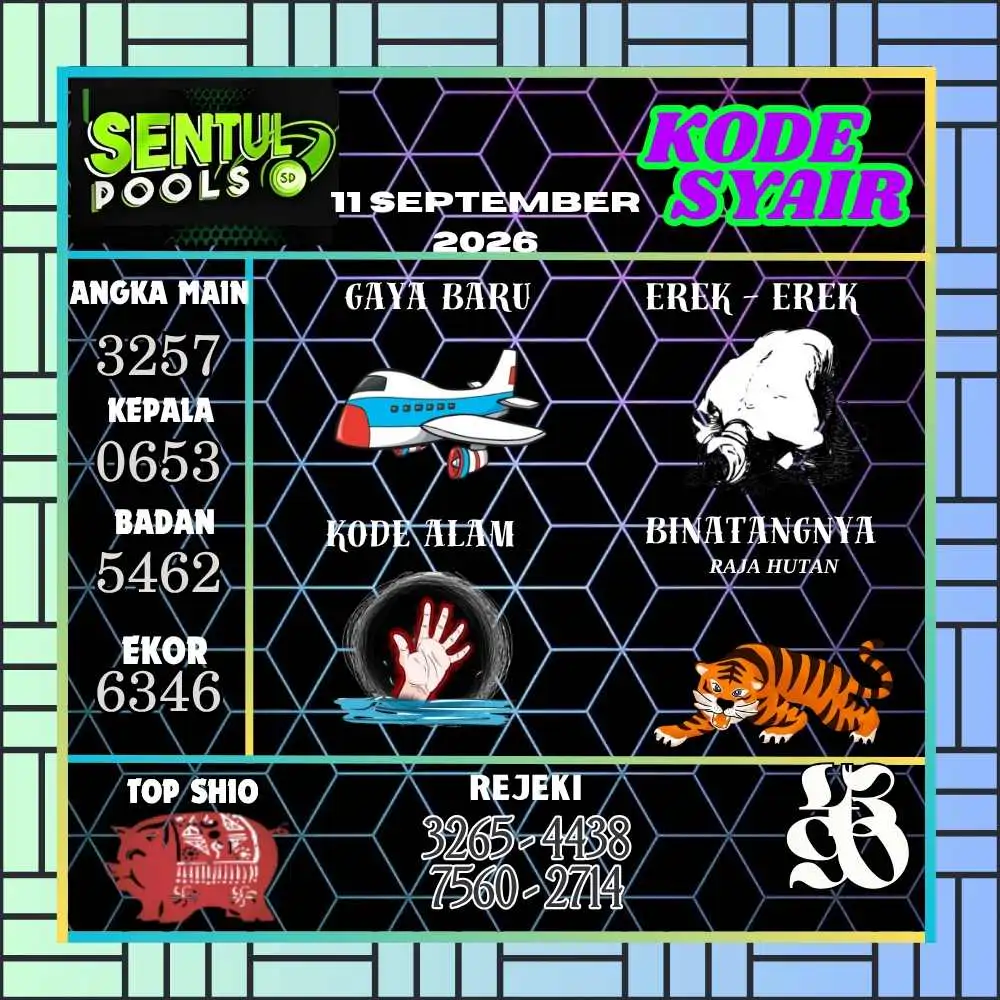 Kode Syair Sentul Pools September 2026