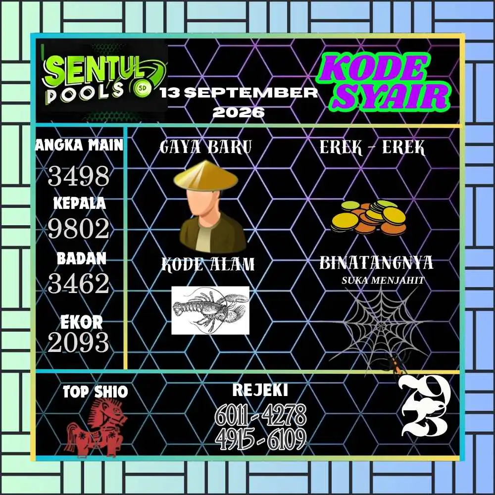 Kode Syair Sentul Pools September 2026