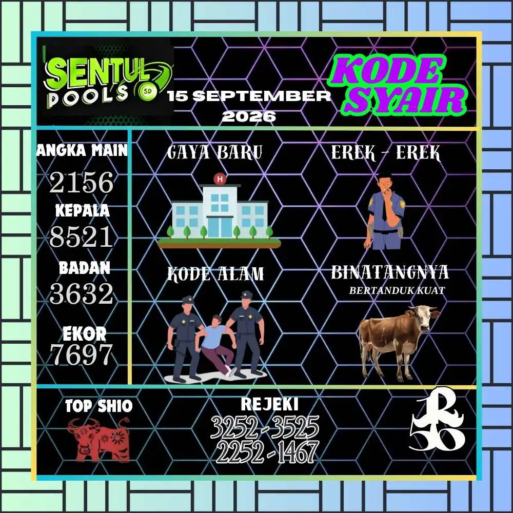 Kode Syair Sentul Pools September 2026
