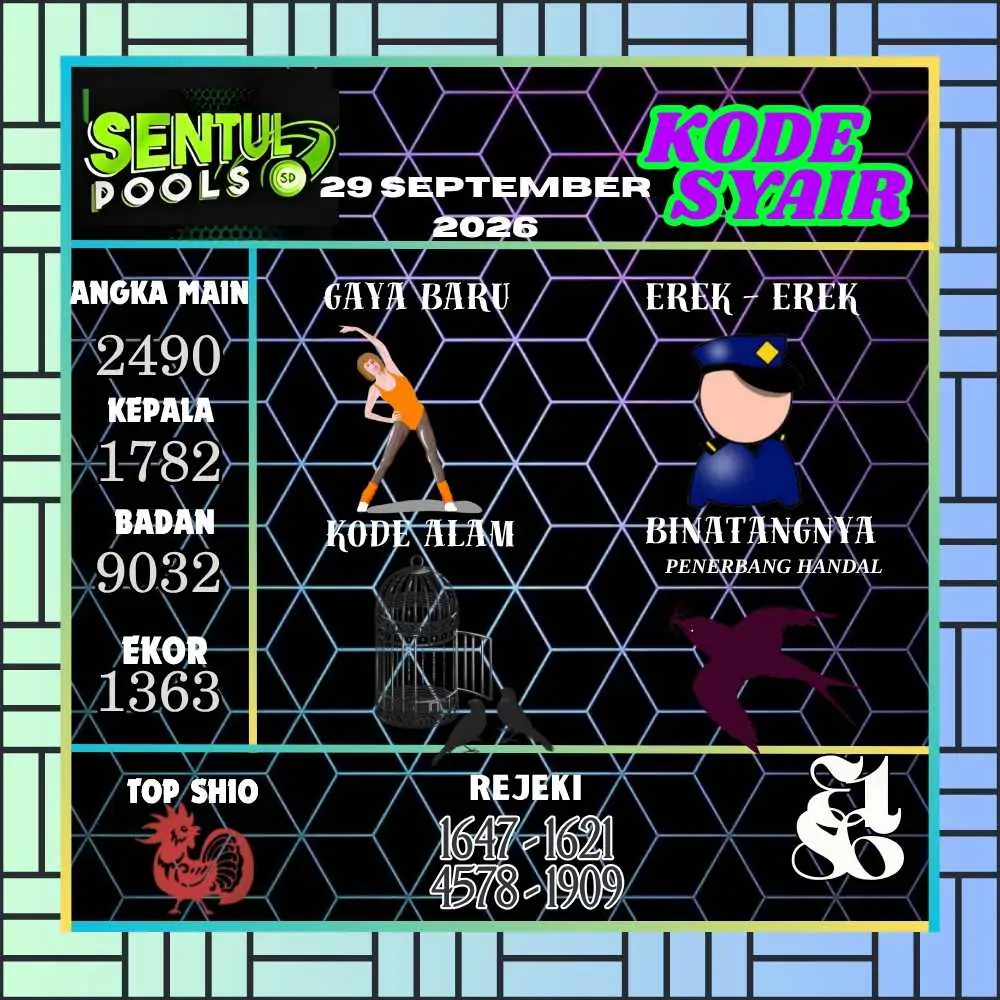 Kode Syair Sentul Pools September 2026

