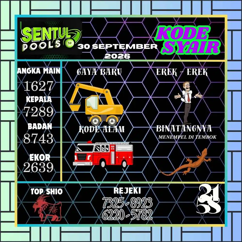 Kode Syair Sentul Pools September 2026

