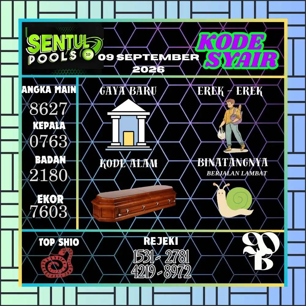 Kode Syair Sentul Pools September 2026